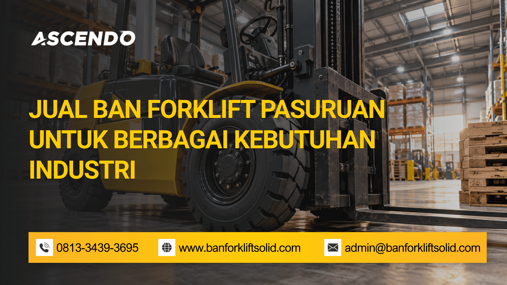 Jual Ban Forklift Pasuruan untuk Berbagai Kebutuhan Industri